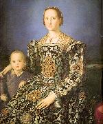 Agnolo Bronzino Eleanora di Toledo with her son Giovanni de' Medici Spain oil painting reproduction